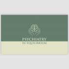 Psychiatry in equilibrium