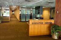 Lobby of our office building at 560 Sylvan Ave, Englewood Cliffs, NJ