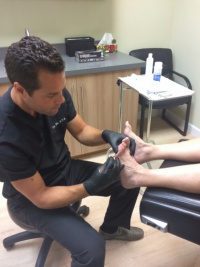 Debridement of symptomatic callous