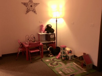 Children can enjoy our play area while they wait.