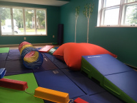 Our gym houses a variety of sensory equipment.