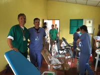 Longmont CO dentist Artistic Smiles Dr. Rogge with a colleague in Nicaragua