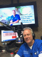 dr michael lange hosting his 30 year talk show called 