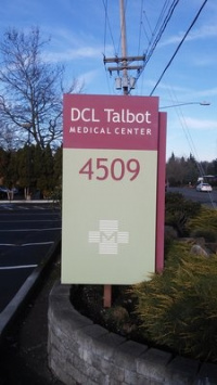 DCL Talbot Medical Center road sign