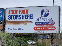 Sign located on the Tilghman Bridge when headed to east office \also same one on the other east side