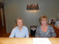 Dot and Kathy at Reception