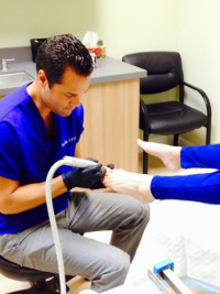 Treatment of symptomatic toenail