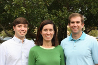 From left: Dr. Cherry, Dr. Dimock and Dr. Weinberg