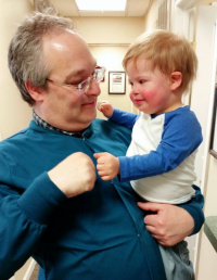 Dr. Schneider and one of our awesome patients