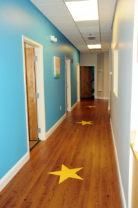 Star-Filled Hallway to Well Rooms