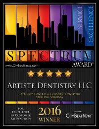 Artiste Dentistry Spectrum Award