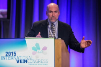 Dr. Paul McNeill speaking at International Vein Congress