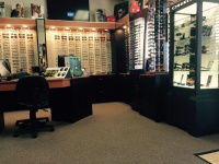 Extensive selection of eyeglasses and sunglasses
