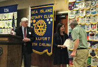 Dr. Covington is a proud member of the Sea Island Rotary CLub. 5