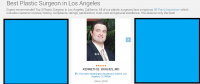 Dr. Kenneth Hughes voted Best Plastic Surgeon in Los Angeles by Three Best Rated 28