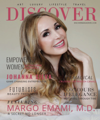 Dr. Margo Aura Emami on the cover of Discover Magazine Empowered Women Edition 2