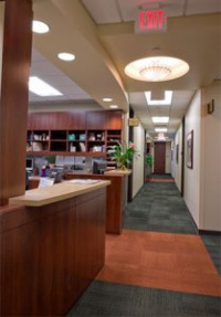 Unit hallway to exam rooms 6