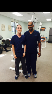 Left: Brent, PT Asst, Venky, Physical Therapist 18