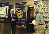 Dr. Covington is a proud member of the Sea Island Rotary CLub. 4