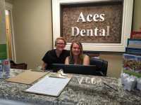 Front office staff at Aces Dental very near to Riordan Mansion State Historic Park Flagstaff AZ 5