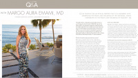 Dr. Margo Aura Emami featured in Modern Luxury Magazine's Hope Edition 10