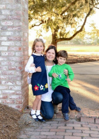Dr. Ashley Covington and her children (Riley & Walker). 1